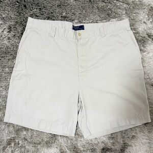 Ralph Lauren Men's Cream Flat Front Shorts